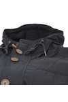 Pretty Green Mens Blue Pretty Green 3 Pocket Hooded Jacket
