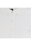 Pretty Green Mens White Pretty Green Button Down Collar & Pocket Polo