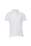 Pretty Green Mens White Pretty Green Button Down Collar & Pocket Polo
