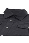 Pretty Green Mens Black Prertty Green Long Sleeve Officer Shirt