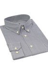 Pretty Green Mens Blue Pretty Green Long Sleeve Gingham Shirt
