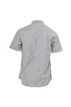 Pretty Green Mens Blue Pretty Green Short Sleeve Oxford Shirt
