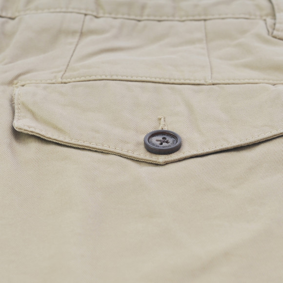 Pretty Green Mens Yellow Pretty Green Sand Garment Dye Shorts main image