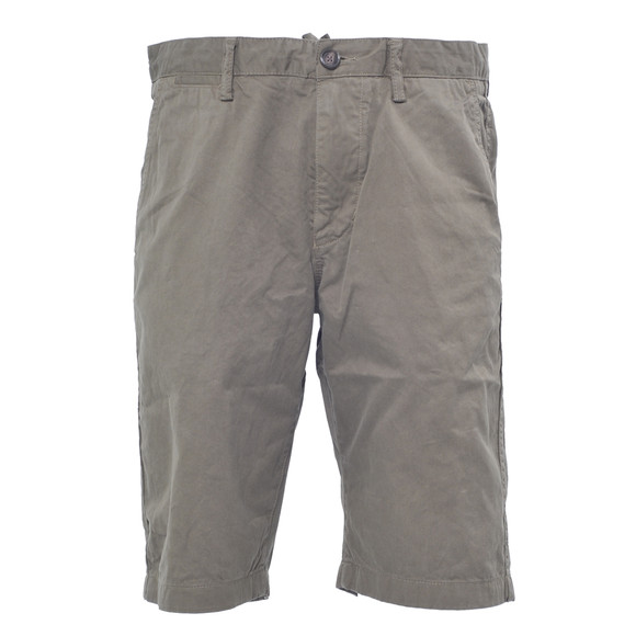 Pretty Green Mens Green Pretty Green Khaki Garment Dye Shorts main image