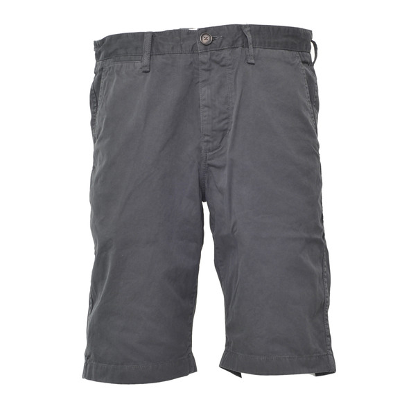Pretty Green Mens Blue Pretty Green Navy Garment Dye Shorts main image