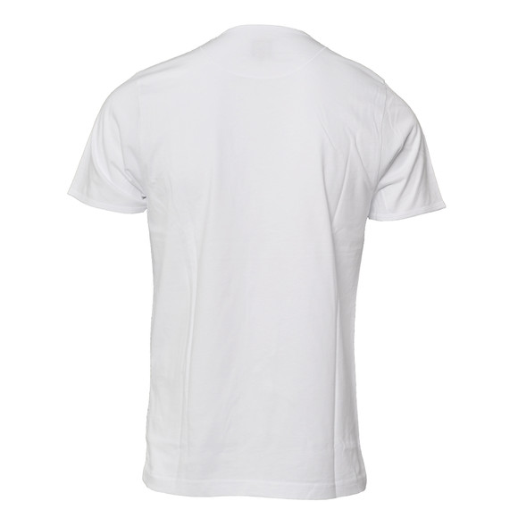 Pretty Green Mens White Pretty Green Printed Dot Crew Neck Tee main image