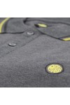 Pretty Green Mens Grey Pretty Green Charcoal New Twin Tipped Polo