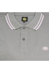 Pretty Green Mens Beige Pretty Green Fawn New Twin Tipped Polo