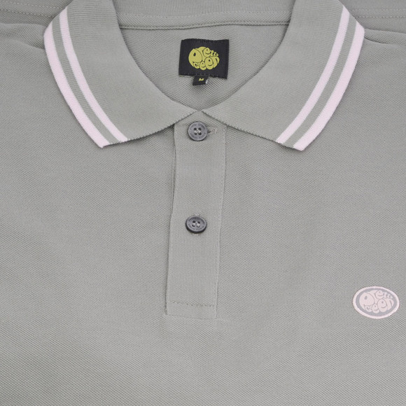Pretty Green Mens Beige Pretty Green Fawn New Twin Tipped Polo main image