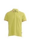 Pretty Green Mens Green Pretty Green Bright Green New Twin Tipped Polo