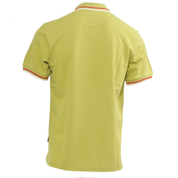 Pretty Green Mens Green Pretty Green Bright Green New Twin Tipped Polo main image
