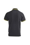 Pretty Green Mens Black Pretty Green Black/Lime New Twin Tipped Polo