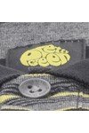 Pretty Green Mens Black Pretty Green 4 Button Stripe Polo