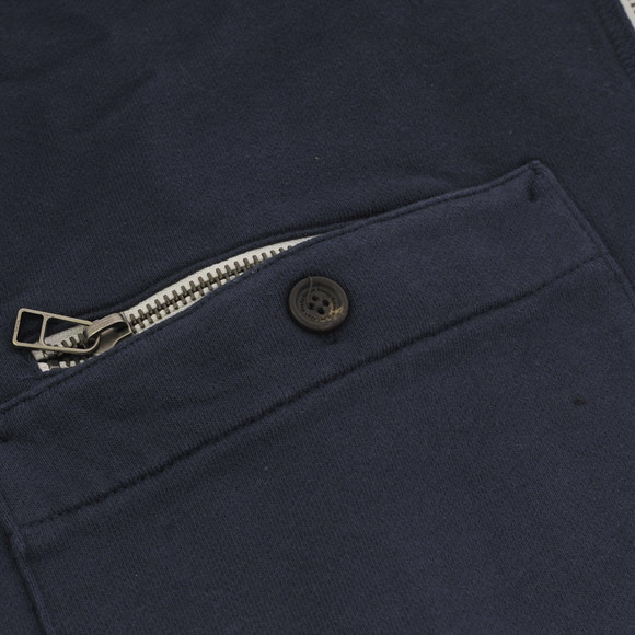 Pretty Green Mens Blue Pretty Green Full Zip Hooded Sweat main image