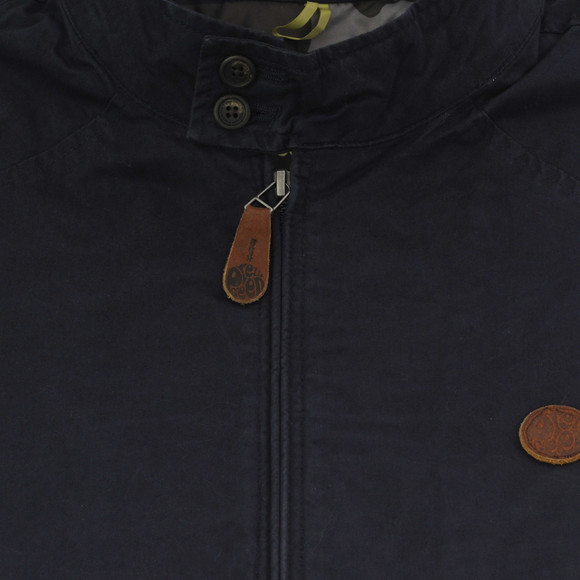 Pretty Green Mens Blue Pretty Green Navy Harrington Jacket main image