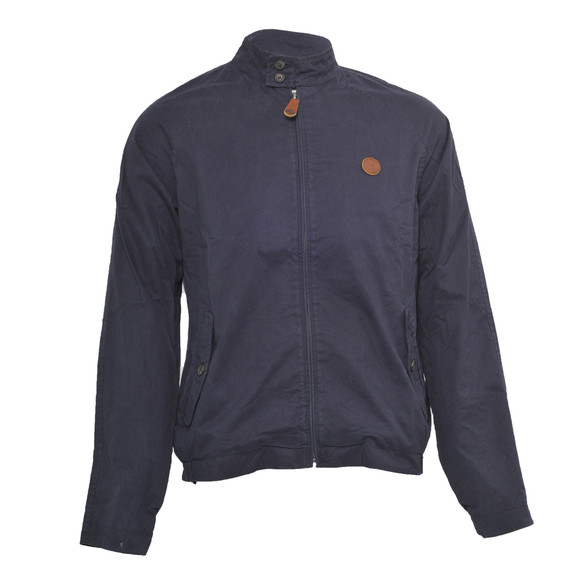 Pretty Green Mens Blue Pretty Green Navy Harrington Jacket main image