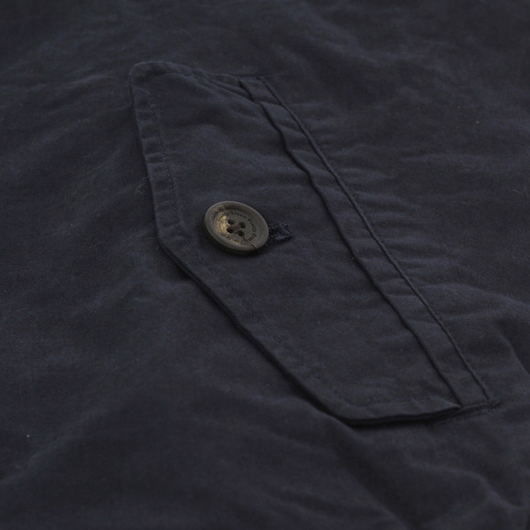Pretty Green Mens Blue Pretty Green Navy Harrington Jacket main image