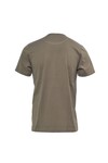 Pretty Green Mens Green Pretty Green Khaki Printed Apple Logo Tee