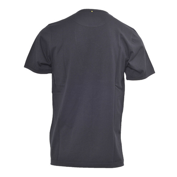 Pretty Green Mens Black Pretty Green Stitch Logo Crew Neck Tee  main image