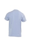 Pretty Green Mens Blue Pretty Green Camo Sky Blue Print Crew Neck Tee