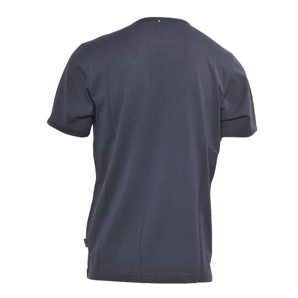 Pretty Green Mens Blue Pretty Green Hidden Logo Pocket Tee main image
