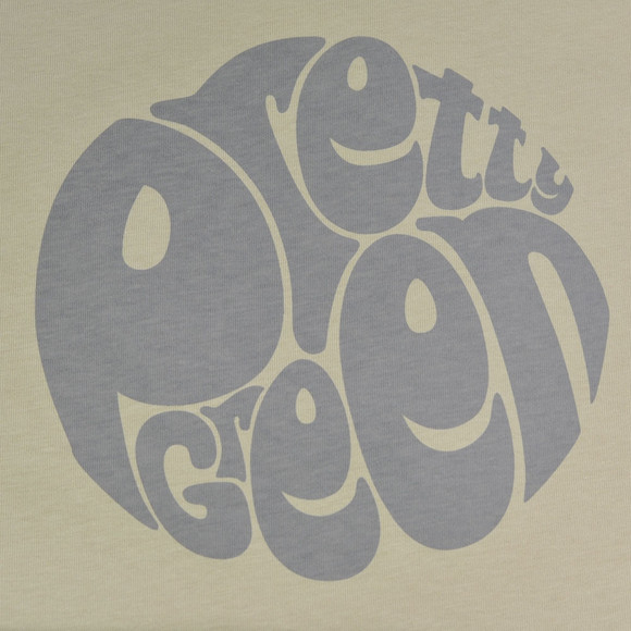 Pretty Green Mens Yellow Pretty Green PG Logo Crew Neck Tee main image