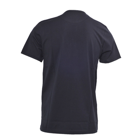 Pretty Green Mens Black Pretty Green Black Camo Print Crew Neck Tee main image