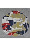 Pretty Green Mens Grey Pretty Green Grey Camo Print Crew Neck Tee
