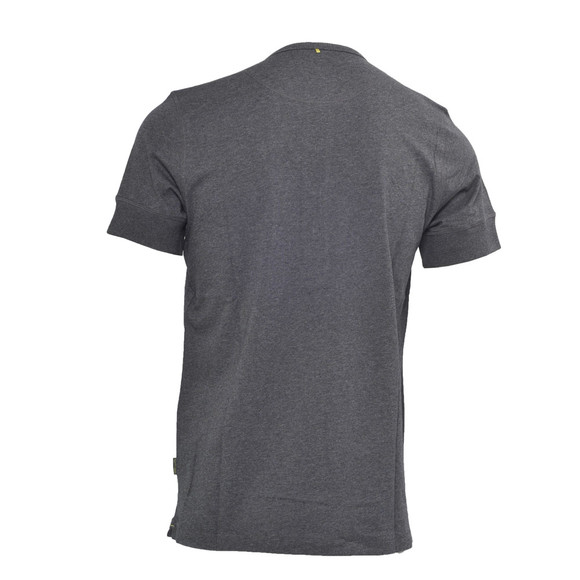 Pretty Green Mens Grey Pretty Green Charcoal Basic Grandad Tee main image