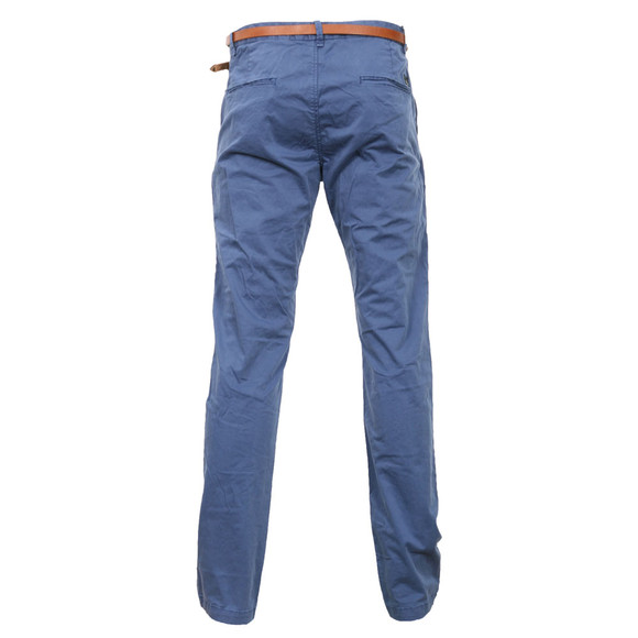 Scotch & Soda Mens Blue Scotch & Soda Dutch Blue Slim Chino & Leather Belt main image
