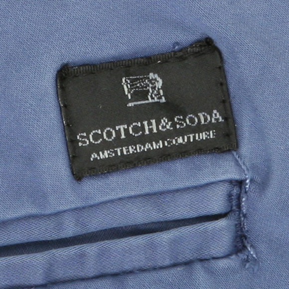 Scotch & Soda Mens Blue Scotch & Soda Dutch Blue Slim Chino & Leather Belt main image