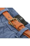 Scotch & Soda Mens Blue Scotch & Soda Dutch Blue Slim Chino & Leather Belt