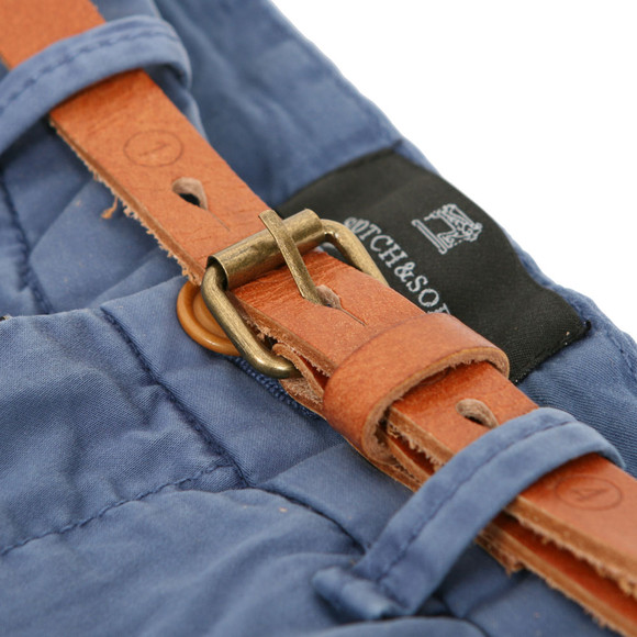Scotch & Soda Mens Blue Scotch & Soda Dutch Blue Slim Chino & Leather Belt main image