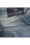 Scotch & Soda Mens Blue Scotch & Soda Dean Loose Tapered Jean