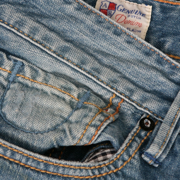 Scotch & Soda Mens Blue Scotch & Soda Dean Loose Tapered Jean main image