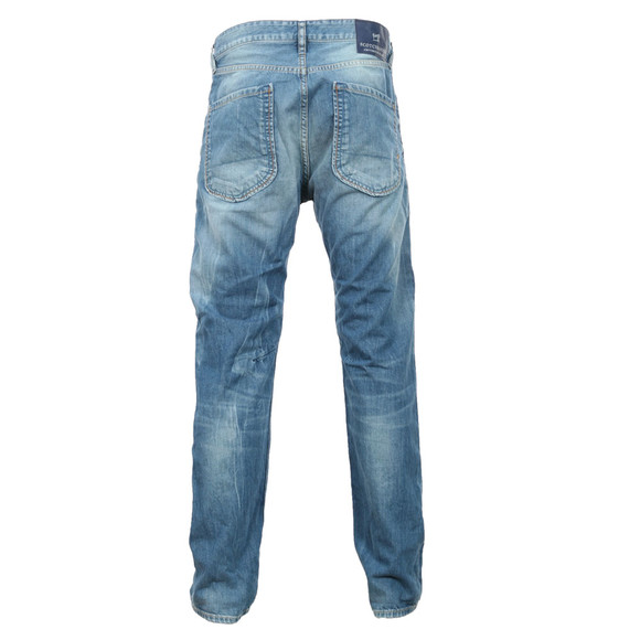 Scotch & Soda Mens Blue Scotch & Soda Dean Loose Tapered Jean main image