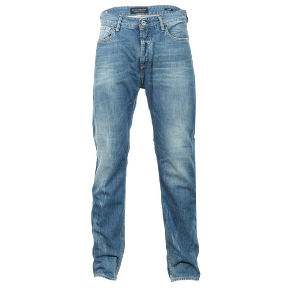 Scotch & Soda Mens Blue Scotch & Soda Dean Loose Tapered Jean main image