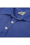Scotch & Soda Mens Blue Scotch & Soda Blue Fancy Parts Polo