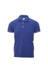 Scotch & Soda Mens Blue Scotch & Soda Blue Fancy Parts Polo