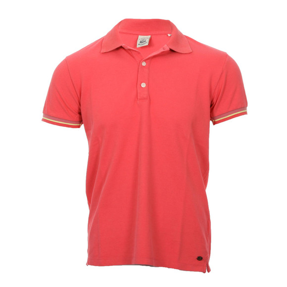 Scotch & Soda Mens Red Scotch & Soda Red Fancy Parts Polo main image