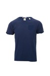 Scotch & Soda Mens Blue Scotch & Soda Blue Fancy Sprayed Sun Faded Tee