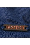 Scotch & Soda Mens Blue Scotch & Soda Blue Fancy Sprayed Sun Faded Tee