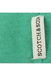 Scotch & Soda Mens Turquoise Scotch & Soda Spearmint Fancy Sprayed Sun Faded Tee
