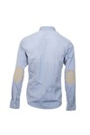 Scotch & Soda Mens Blue Scotch & Soda Bleach Out Series Light Chambray Shirt