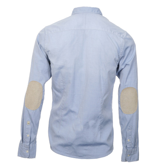 Scotch & Soda Mens Blue Scotch & Soda Bleach Out Series Light Chambray Shirt main image