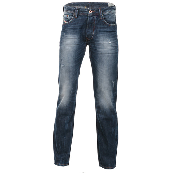 Diesel Mens Blue Diesel 8B9 Larkee Tapered Jean #1