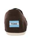 Toms Mens Brown Classic Canvas Espadrilles