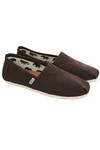 Toms Mens Brown Classic Canvas Espadrilles