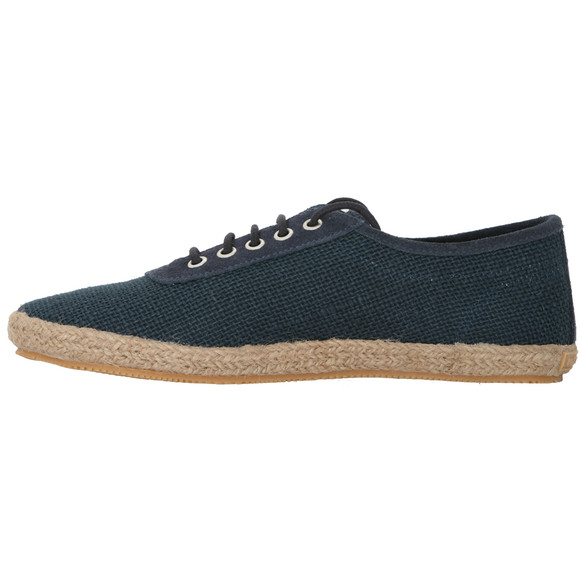 Pretty Green Mens Blue Pretty Green Navy Hessian U Shape Shoe main image