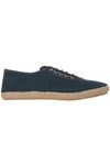 Pretty Green Mens Blue Pretty Green Navy Hessian U Shape Shoe
